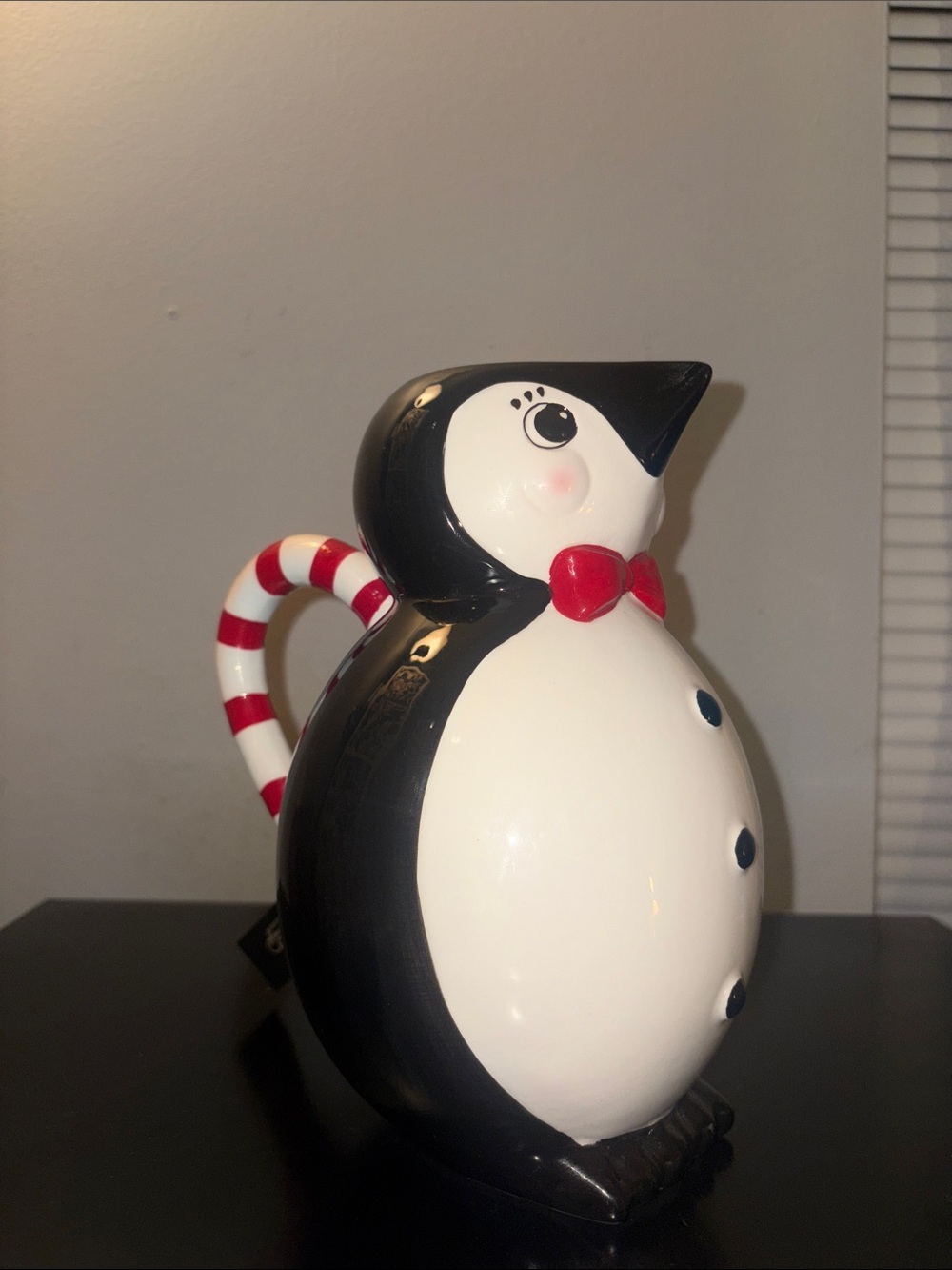 Carnival Cottage penguin Pitcher